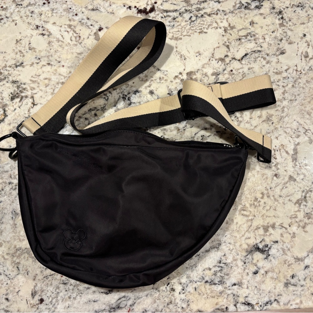 City mouse black diaper bag